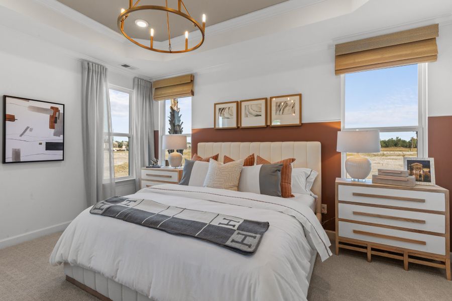 Representative furnished interior of a home built from the The Shorebreak by Chesapeake Homes in Coastal Club of the Carolinas, Calabash (Image 14).