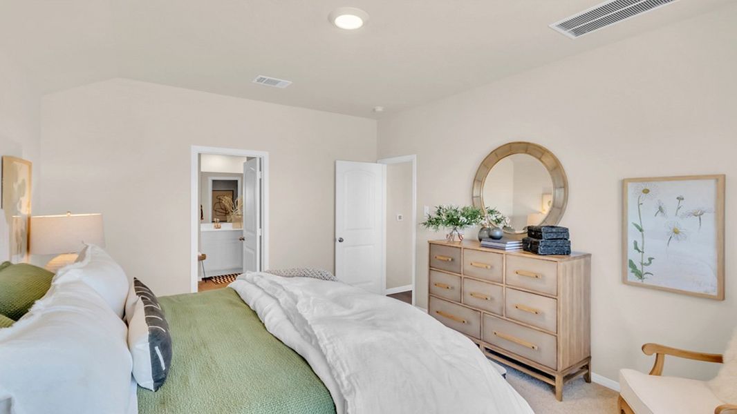 Representative furnished interior of a home built from the The Irvine by D.R. Horton in Monarch Ranch, Manor (Image 17). Representative furnished interior of a home built from the The Irvine by D.R. Horton in Monarch Ranch, Manor (Image 17).