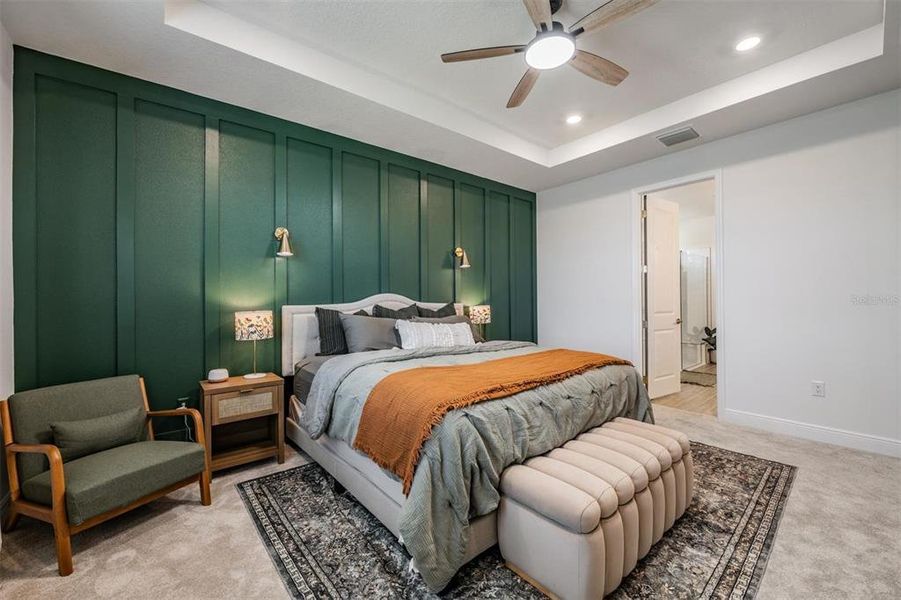 Furnished interior view inside a new home in , Parrish (Image 42).