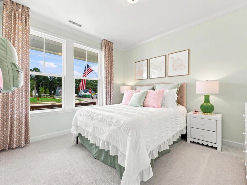 Representative furnished interior of a home built from the The Daphne C by Davidson Homes LLC in Sage on North Main, Wake Forest (Image 16). Representative furnished interior of a home built from the The Daphne C by Davidson Homes LLC in Sage on North Main, Wake Forest (Image 16).