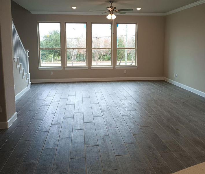 Dining area and great room - still under construction!