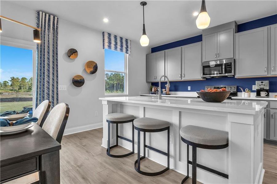 Furnished interior view inside a new home in Riverside Ridge, Lawrenceville (Image 12).