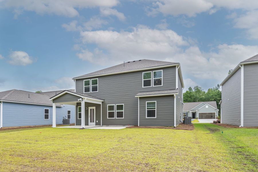 Backyard with stunning Pond Views. Backyard with stunning Pond Views.