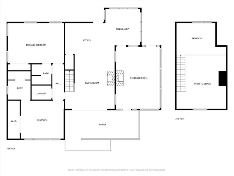 2D floor plan layout of this home in , Nebo, NC (Image 5).