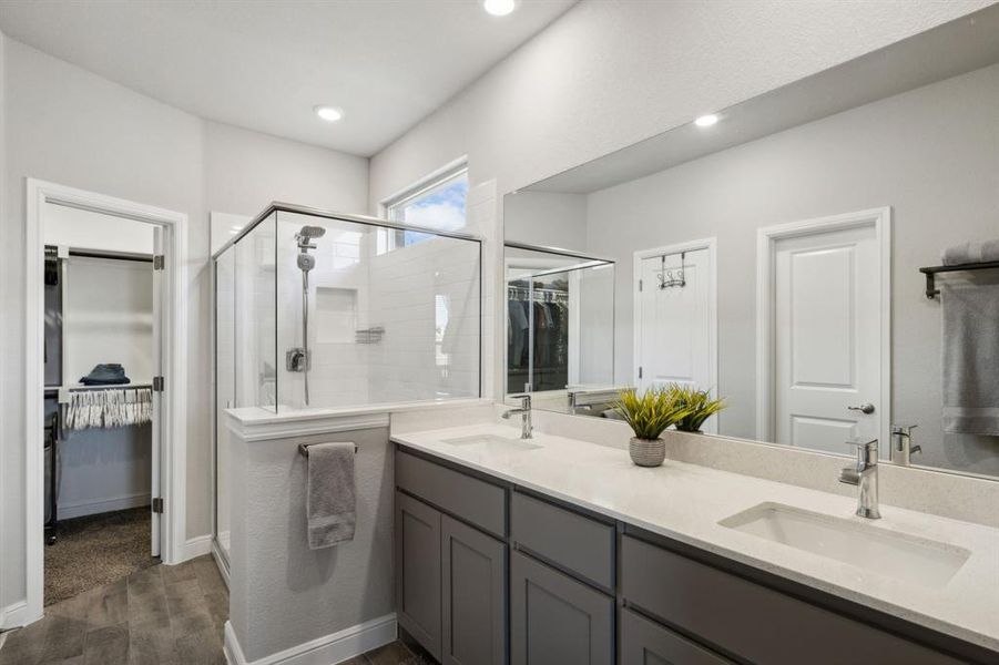 Furnished interior view inside a new home in , Haslet (Image 13).