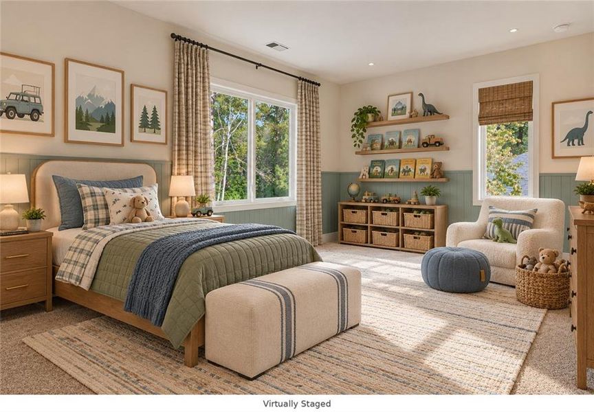 Furnished interior view inside a new home in , Dunwoody (Image 66).