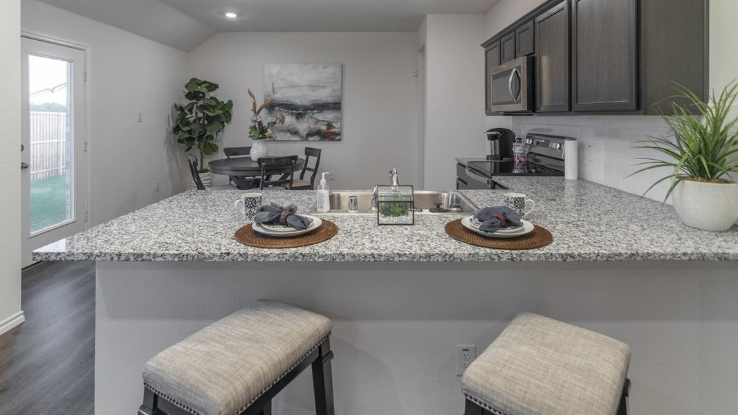 Furnished interior view inside a new home in Wildcat Ranch, Crandall (Image 14).