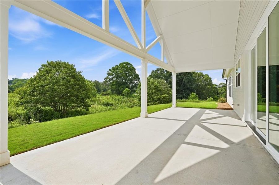 Exterior details and patio area of a home in , Demorest (Image 3). Exterior details and patio area of a home in , Demorest (Image 3).