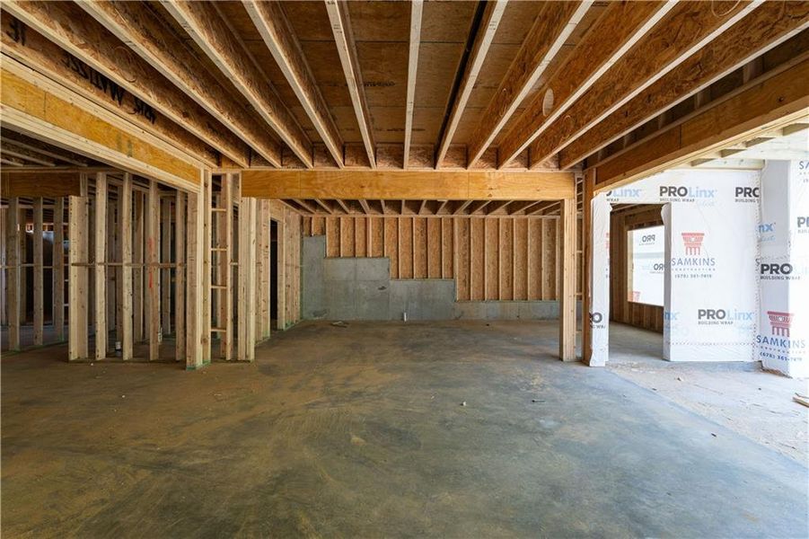 In-progress construction of a new home in , Fairburn, GA (Image 42).