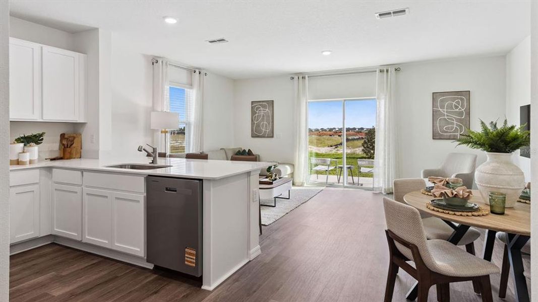 Furnished interior view inside a new home in Crosswinds, Haines City (Image 22).