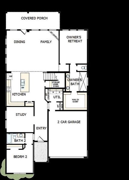 2D floor plan layout of this home in Creekshaw – Classic, Royse City, TX (Image 2). 2D floor plan layout of this home in Creekshaw – Classic, Royse City, TX (Image 2).