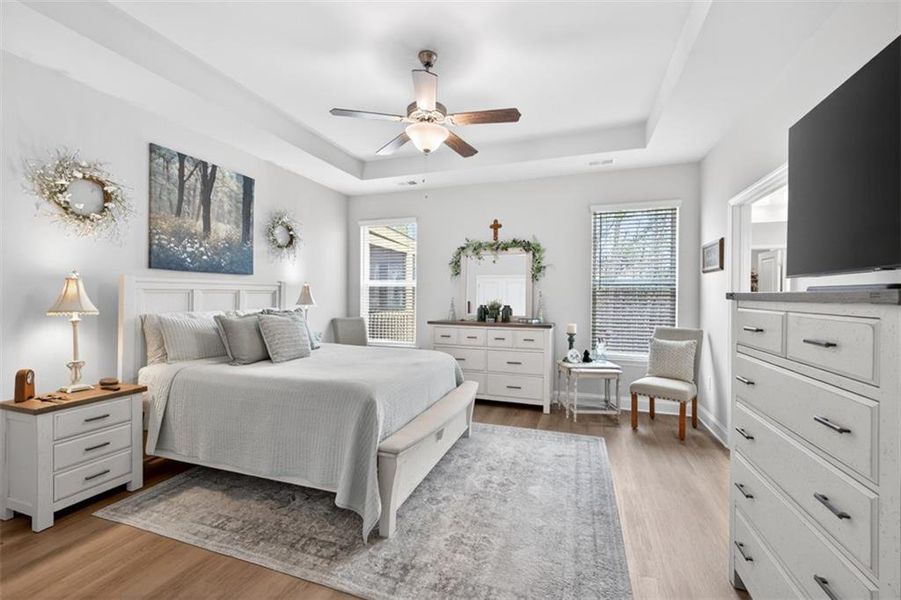 Furnished interior view inside a new home in , Hartwell (Image 8).