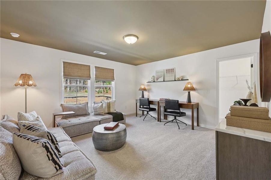 Furnished interior view inside a new home in Arbors at Richland Creek, Buford (Image 30).