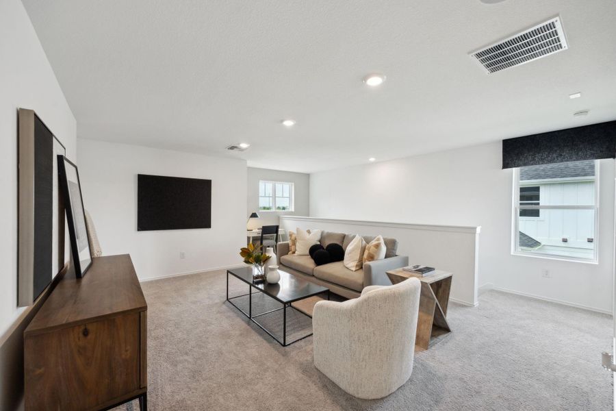 Furnished interior view inside a new home in Windcress, Cove (Image 3).