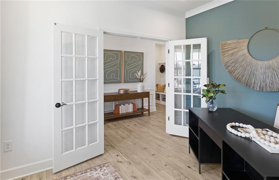 Furnished interior view inside a new home in Sun City Peachtree, Griffin (Image 10).