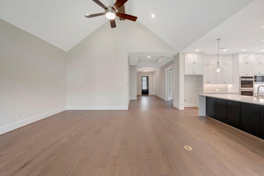 Spacious, unfurnished interior of a new home in The Woodlands Hills - Premier Collection, Willis (Image 22).