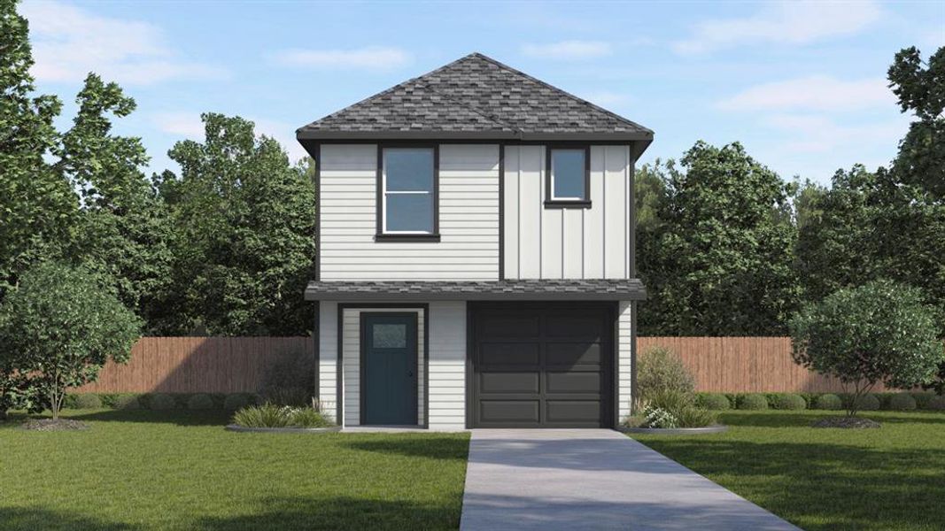 Front exterior of a new home in Arbor Trails North, Princeton, TX, highlighting curb appeal (Image 1). Front exterior of a new home in Arbor Trails North, Princeton, TX, highlighting curb appeal (Image 1).