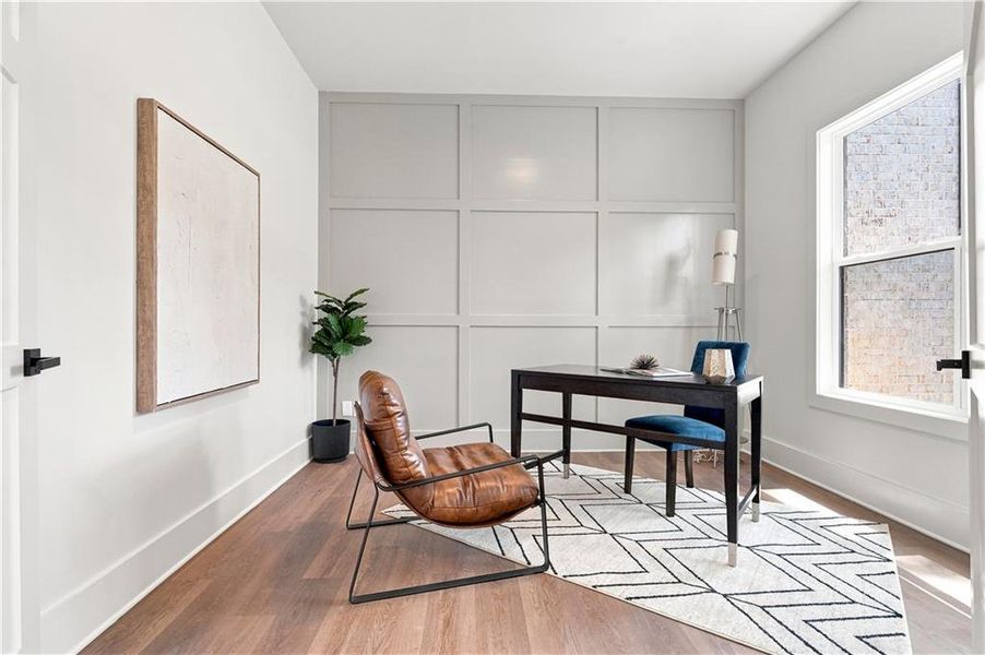 Furnished interior view inside a new home in , Fairburn (Image 18).