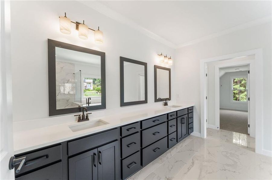 Furnished interior view inside a new home in Lanesborough, Marietta (Image 14).