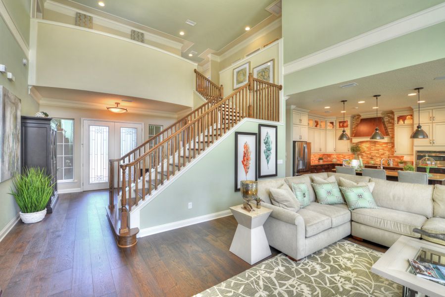 Representative furnished interior of a home built from the Victoria - Elite Series by ICI Homes in Reflections at Seabrook, Nocatee (Image 17).