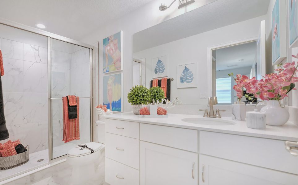 Furnished interior view inside a new home in Woodhaven, Port Orange (Image 9).