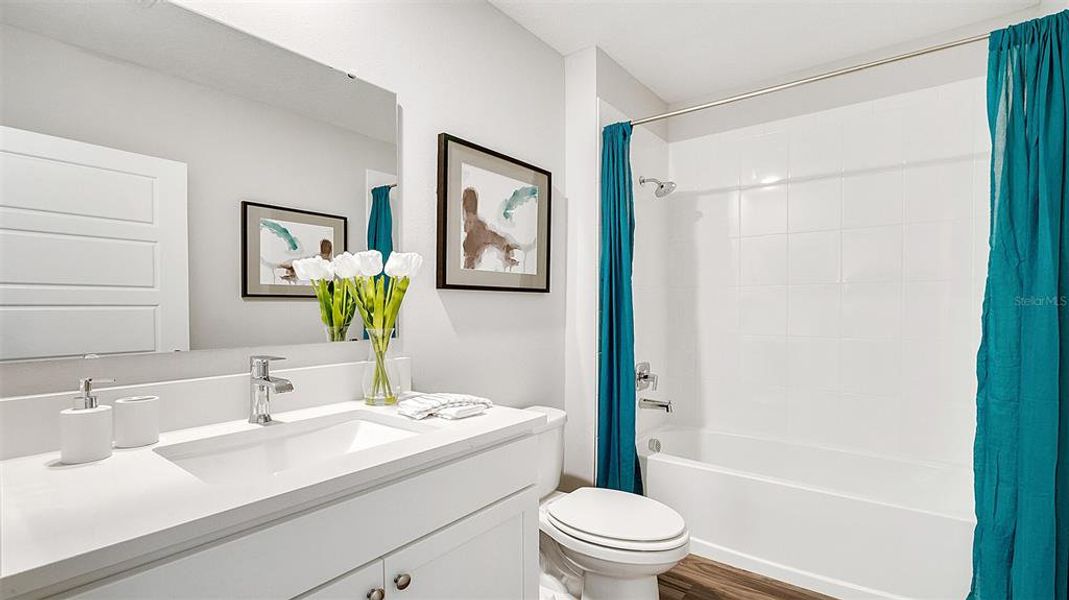 Furnished interior view inside a new home in Buena Lago, St. Cloud (Image 19). Furnished interior view inside a new home in Buena Lago, St. Cloud (Image 19).