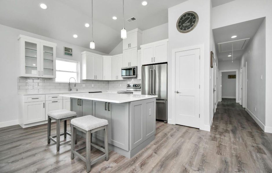 Furnished interior view inside a new home in , Galveston (Image 7). Furnished interior view inside a new home in , Galveston (Image 7).