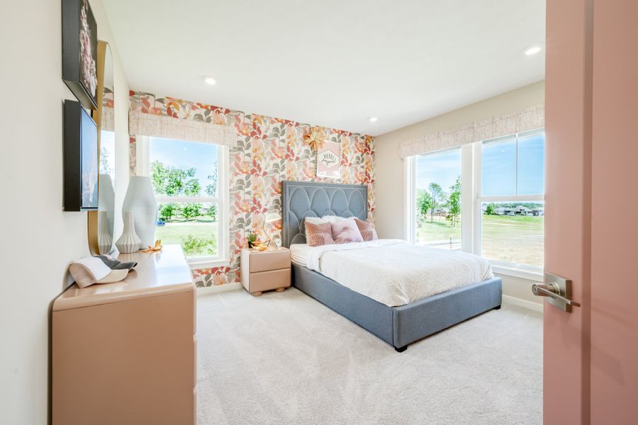 Representative furnished interior of a home built from the Blair by Fischer Homes in Twin Lakes, Hoschton (Image 65).