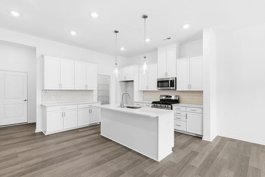 Furnished interior view inside a new home in Ridge at Sugar Creek, Indian Land (Image 5).