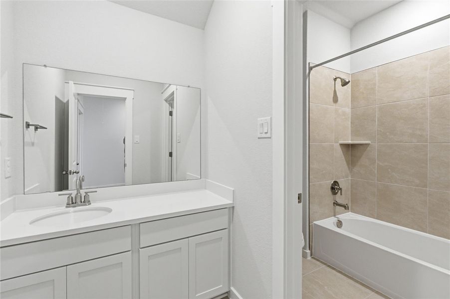 Furnished interior view inside a new home in Infinity Square, Kyle (Image 11).