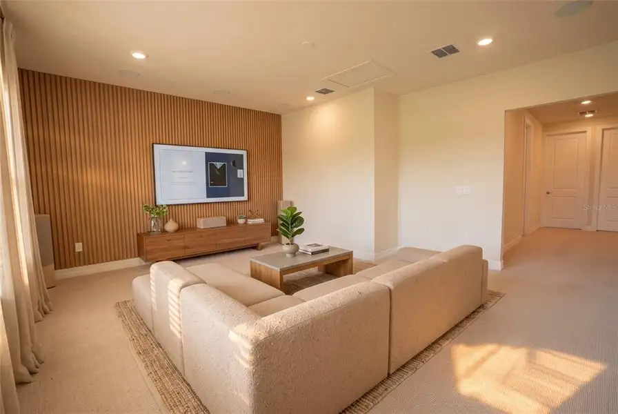 Furnished interior view inside a new home in Parkview Reserve, Orlando (Image 17).
