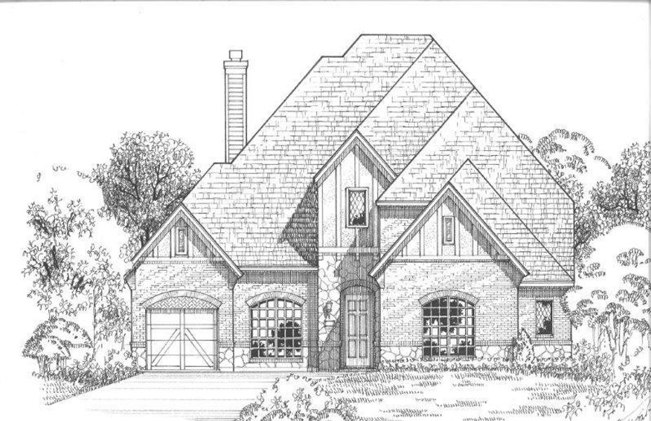 Plan 634 Elevation E Plan 634 Elevation E