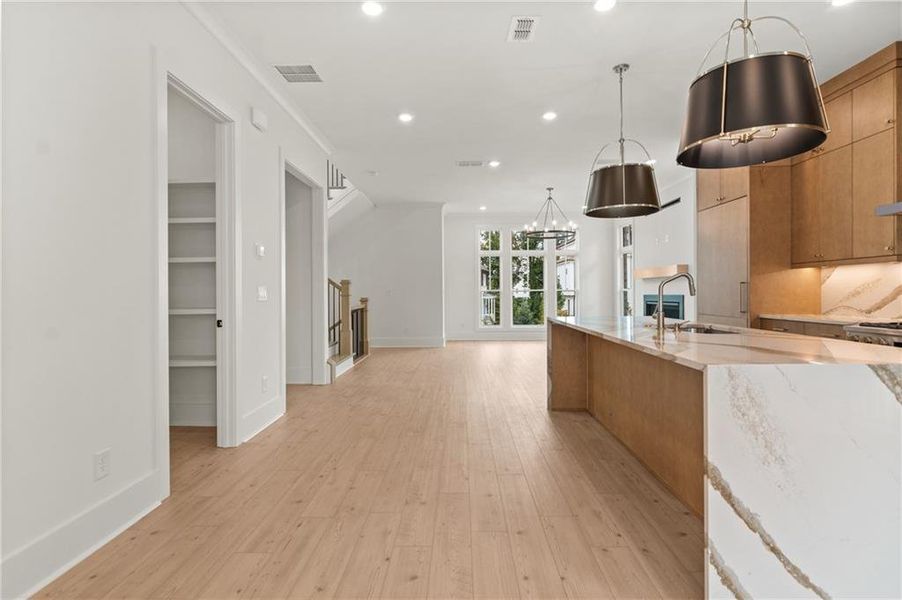 Furnished interior view inside a new home in Park Walke, Alpharetta (Image 13).