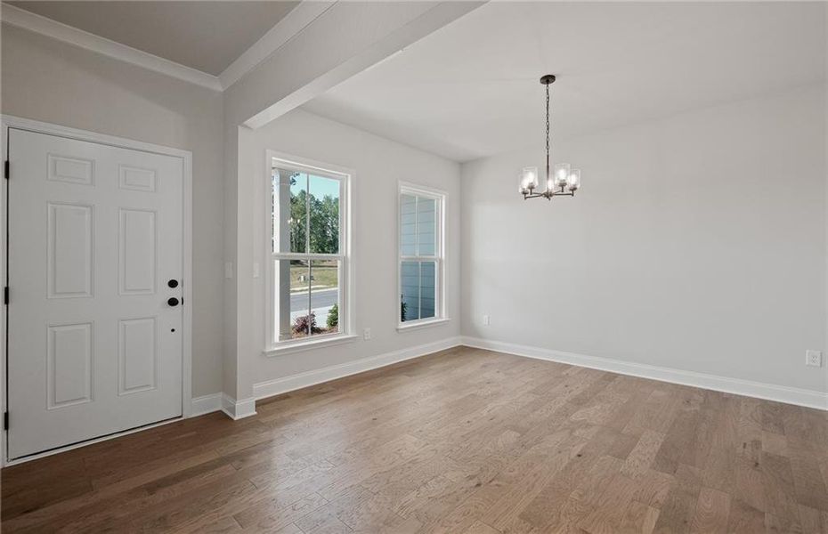 Spacious, unfurnished interior of a new home in Creekside at Skelton, Hoschton (Image 9).