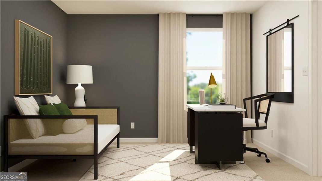 Furnished interior view inside a new home in Millers Pointe, Conyers (Image 22).