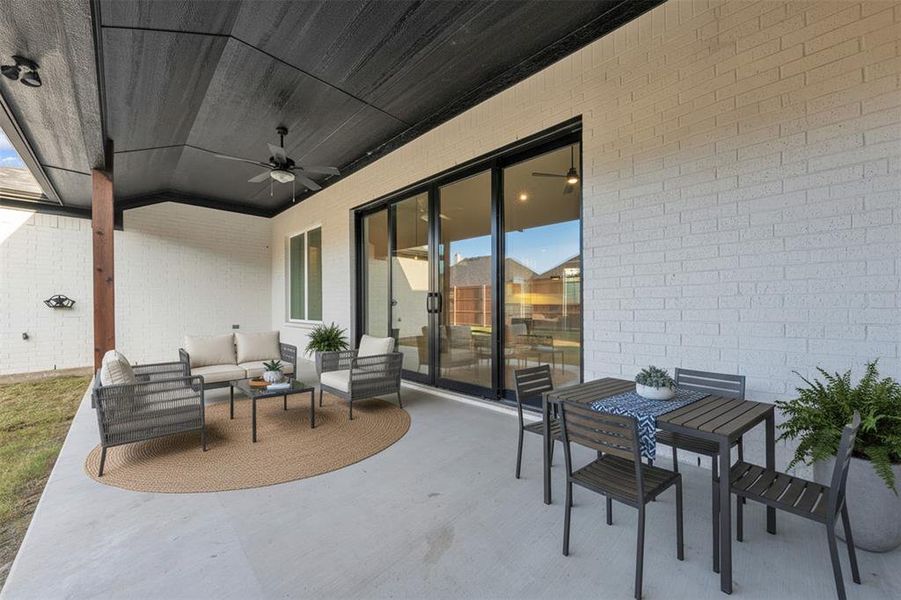 Exterior details and patio area of a home in LeTara, Haslet (Image 4). Exterior details and patio area of a home in LeTara, Haslet (Image 4).