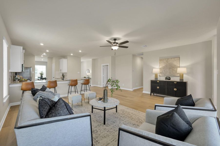 Furnished interior view inside a new home in Magnolia Woods, Magnolia (Image 7).