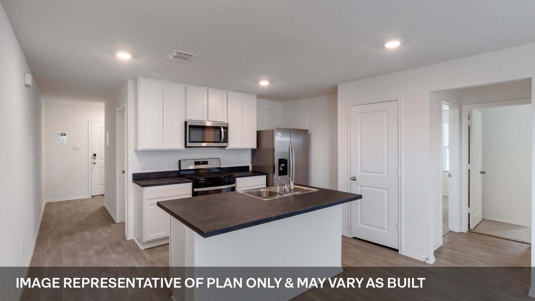 Representative furnished interior of a home built from the The Caprock by D.R. Horton in Marigold, Kyle (Image 5). Representative furnished interior of a home built from the The Caprock by D.R. Horton in Marigold, Kyle (Image 5).