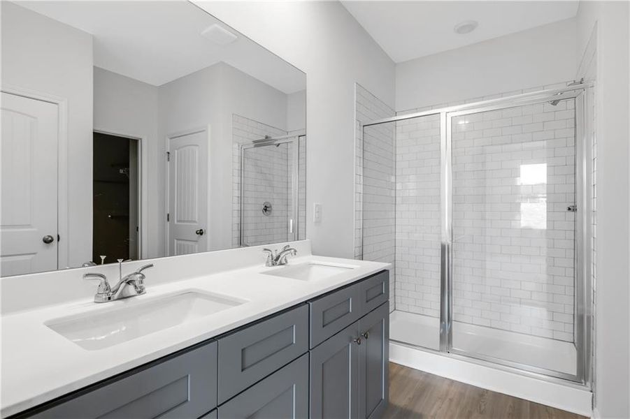 Furnished interior view inside a new home in Three Rivers, Rome (Image 6).