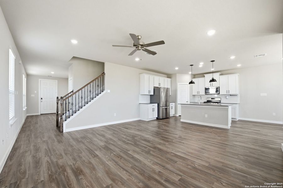 Spacious, unfurnished interior of a new home in Morgan Meadows, San Antonio (Image 41).