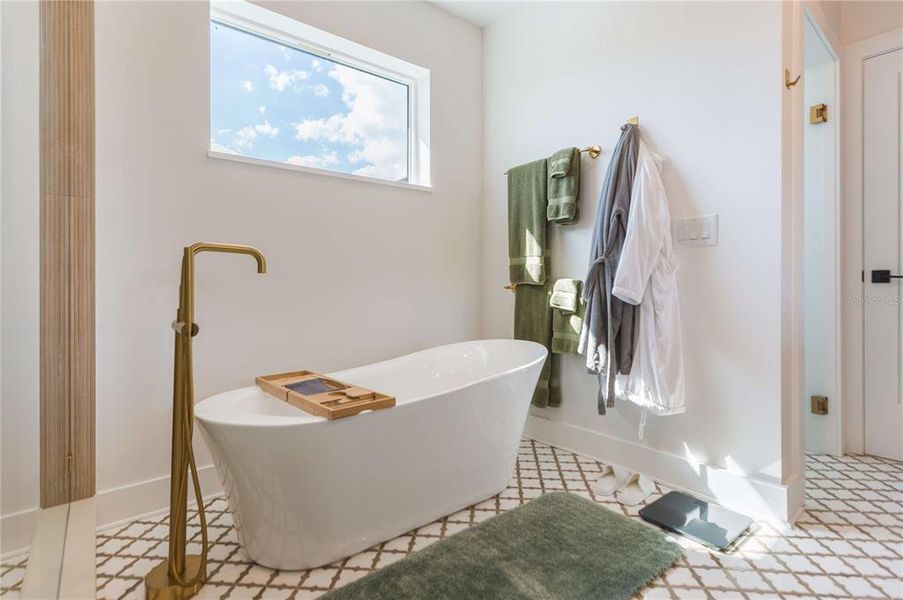 Furnished interior view inside a new home in , Tampa (Image 37).