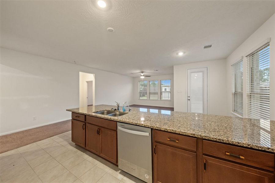 Furnished interior view inside a new home in Grace Landing, Willis (Image 9).