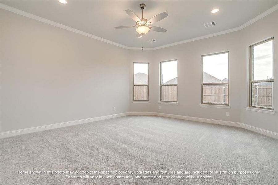 Spacious, unfurnished interior of a new home in Bull Hide Estates, Hewitt (Image 23). Spacious, unfurnished interior of a new home in Bull Hide Estates, Hewitt (Image 23).