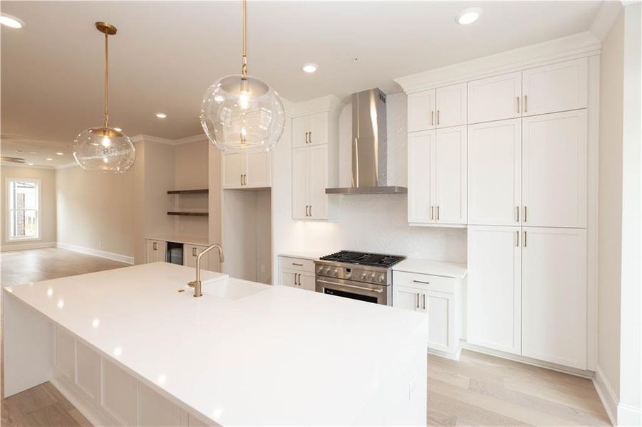 Furnished interior view inside a new home in Townes 333, Peachtree Corners (Image 35).
