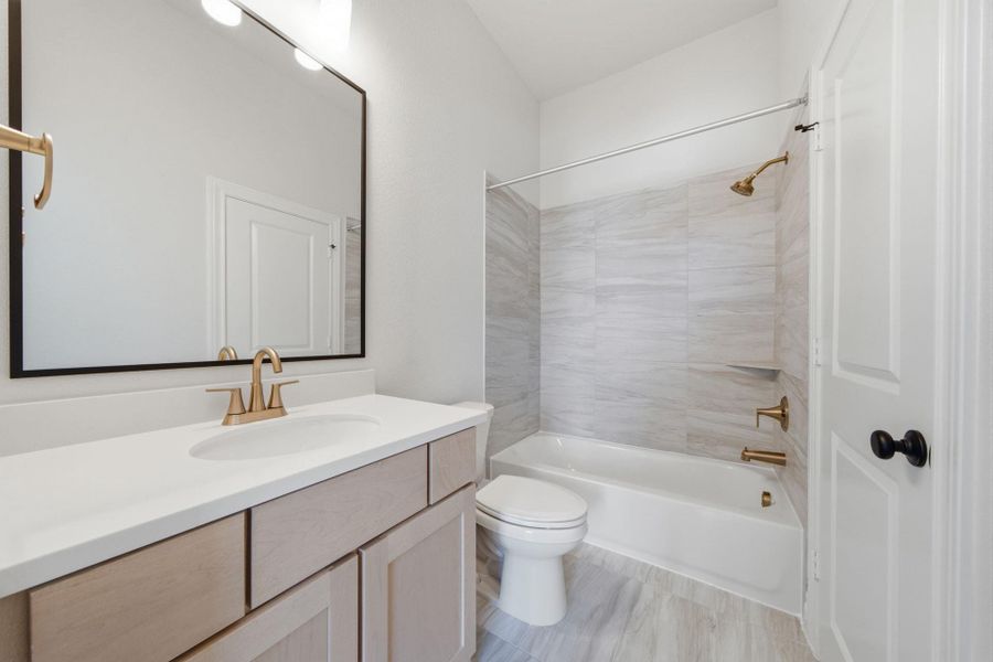 Furnished interior view inside a new home in Artavia 70′, Conroe (Image 16).