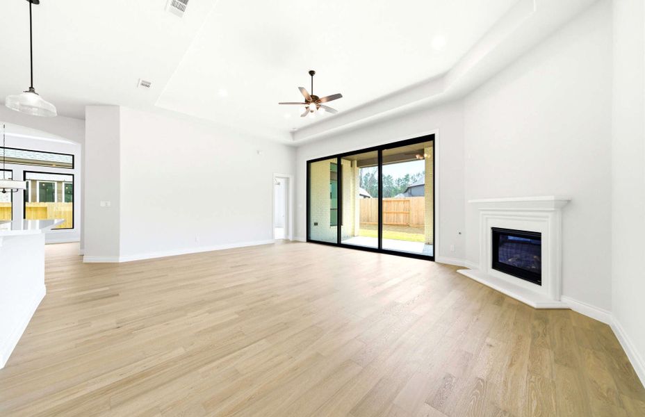 Spacious, unfurnished interior of a new home in The Highlands 55′, Porter (Image 30).