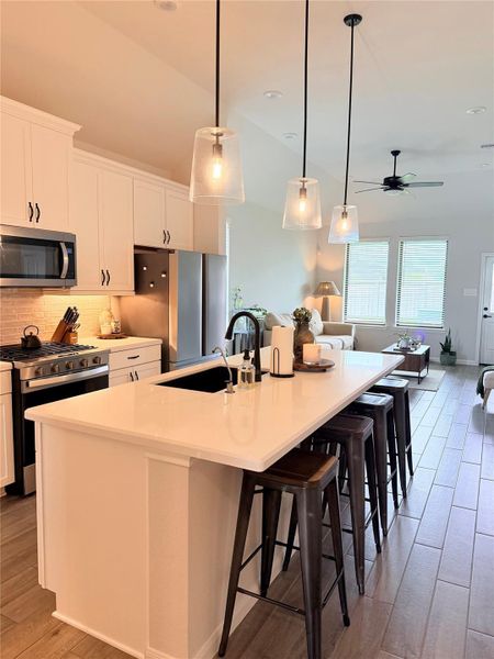 Furnished interior view inside a new home in , Richmond (Image 38).