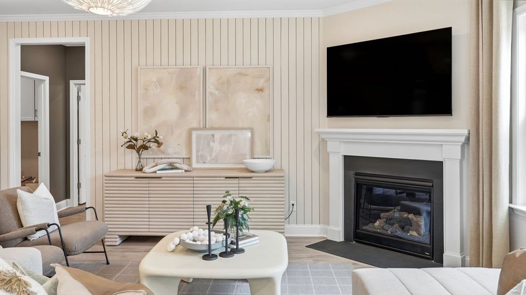Representative furnished interior of a home built from the Braddock by Pulte Homes in Oakleaf Chase, Blythewood (Image 18).