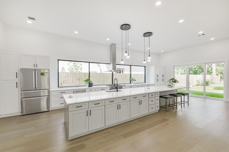 Furnished interior view inside a new home in , Houston (Image 37).