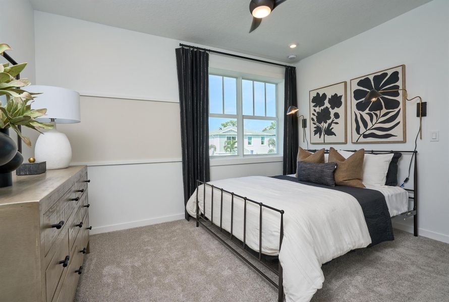 Furnished interior view inside a new home in Forest – Townhomes, Lake Worth (Image 4). Furnished interior view inside a new home in Forest – Townhomes, Lake Worth (Image 4).